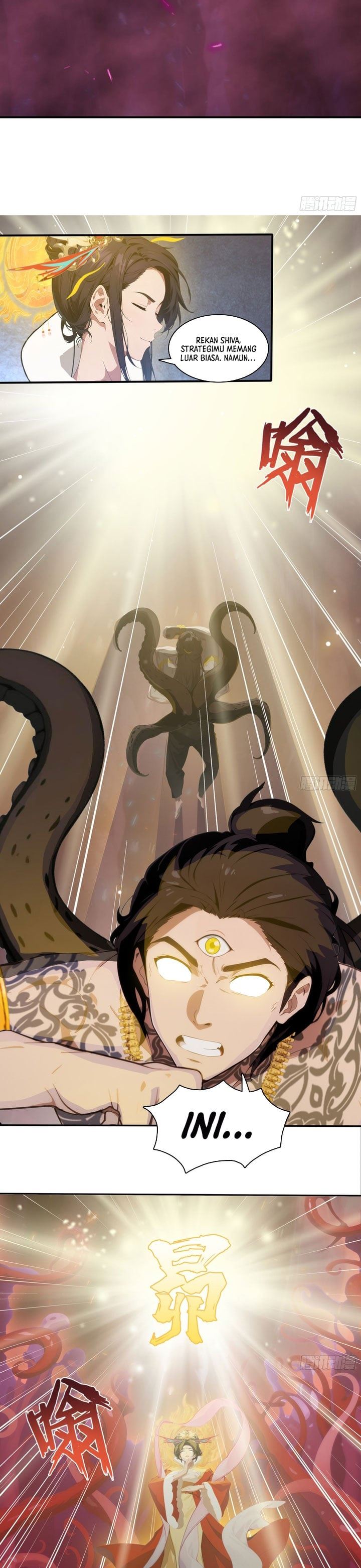 The Evil God Descends, I Own Great Hell Chapter 115