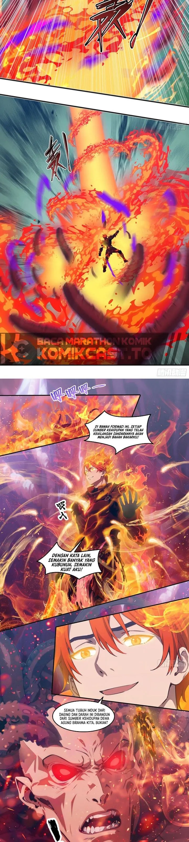 The Evil God Descends, I Own Great Hell Chapter 118