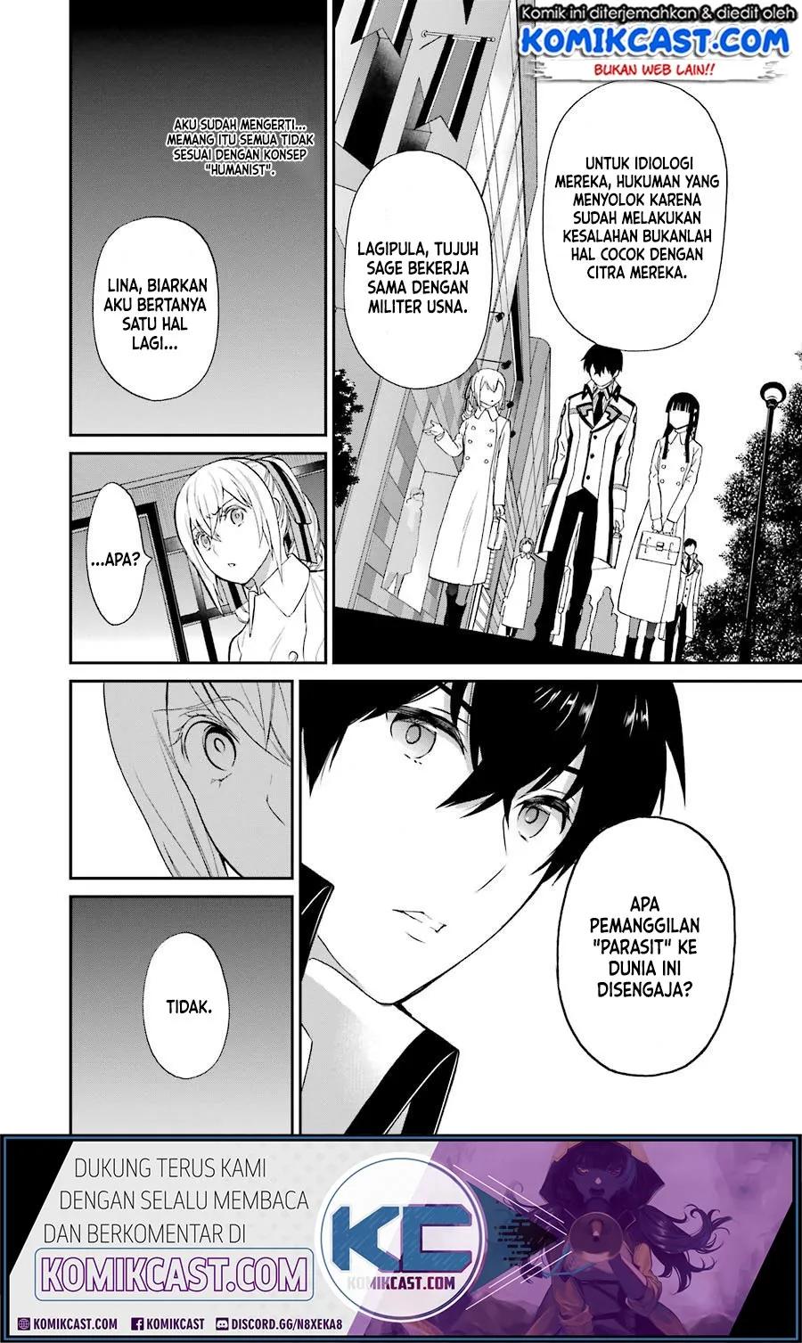 Mahouka Koukou no Rettousei – Raihousha-hen Chapter 17