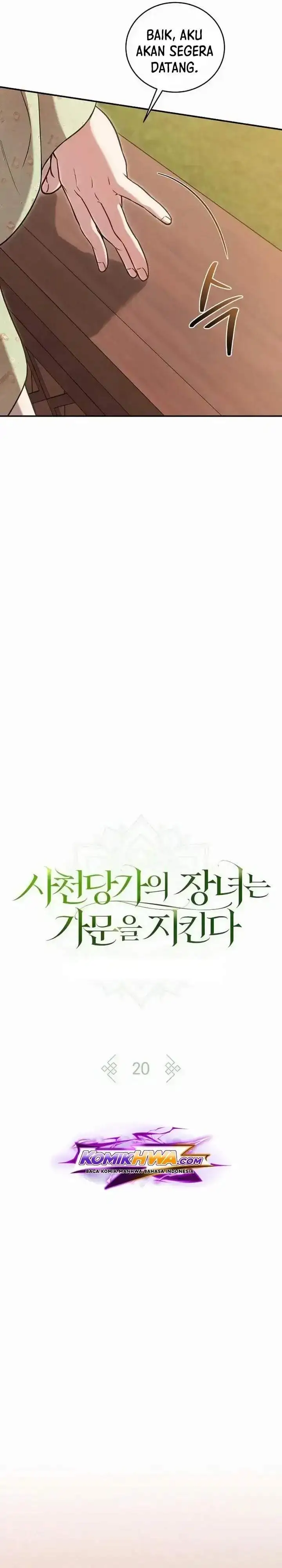 The Eldest Daughter of the Tang Clan of Sacheon Protects the Family Chapter 20