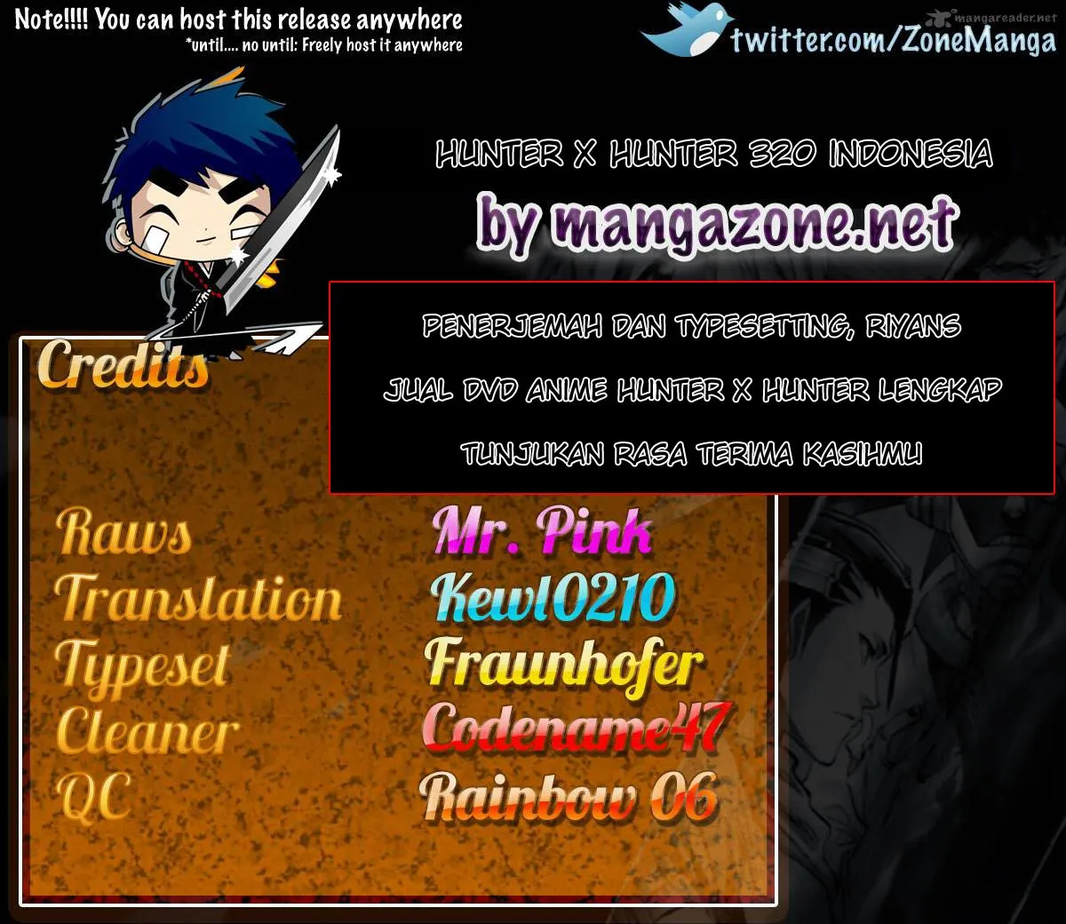 Hunter x Hunter Chapter 320