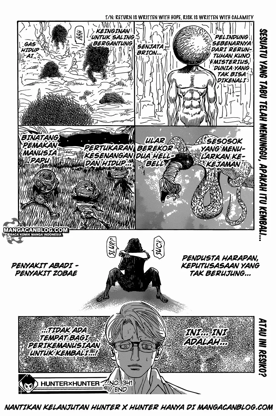 Hunter x Hunter Chapter 341