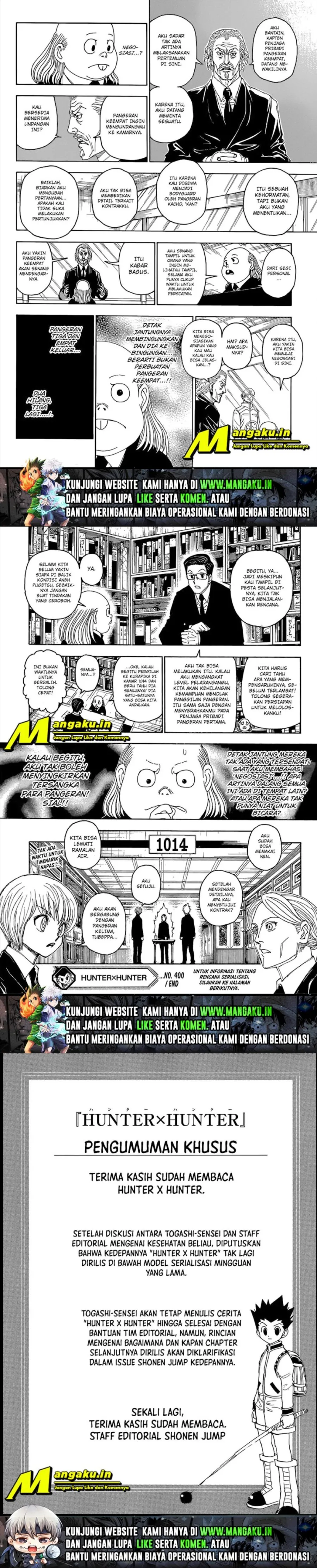 Hunter x Hunter Chapter 400