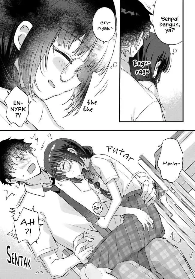 Chiisakute Kawaii Bungeibu no Chiteki na Senpai o, Hiza no Ue ni Nosetara Mainichi Suwattekuru you ni natta Chapter 4.1