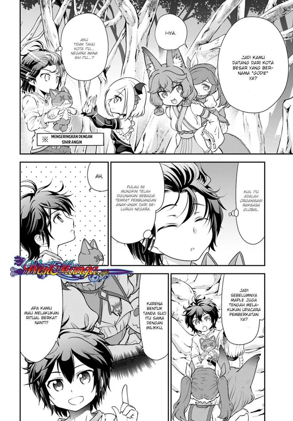 Tenohira Kaitakumura de Isekai Kenkouki ~Fueteku Yome-tachi to Nonbiri Mujintou Raifu~ Chapter 9