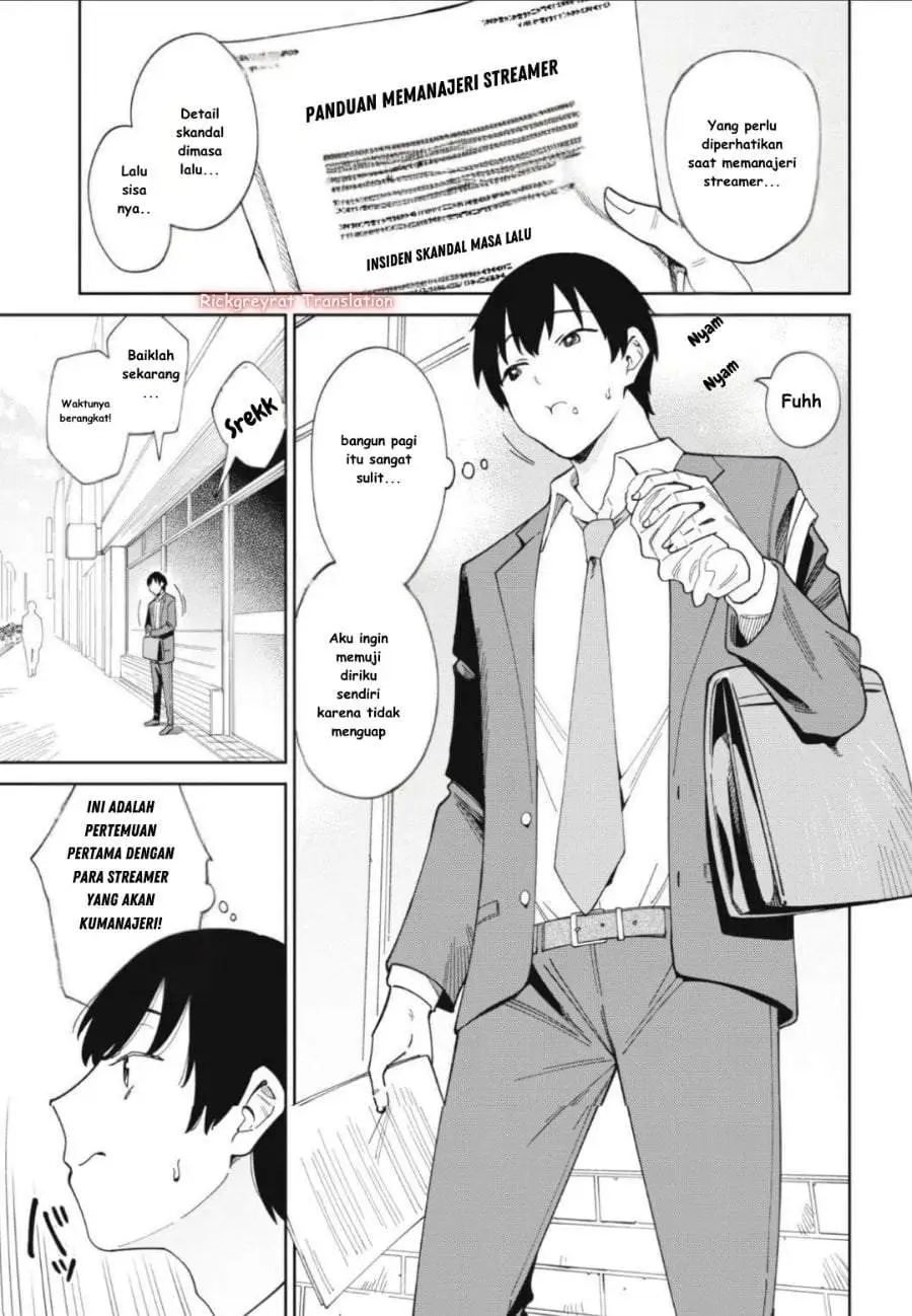 Ninki Haishinsha-tachi no Manager ni Nattara, Zen’in Moto-kano datta Chapter 1