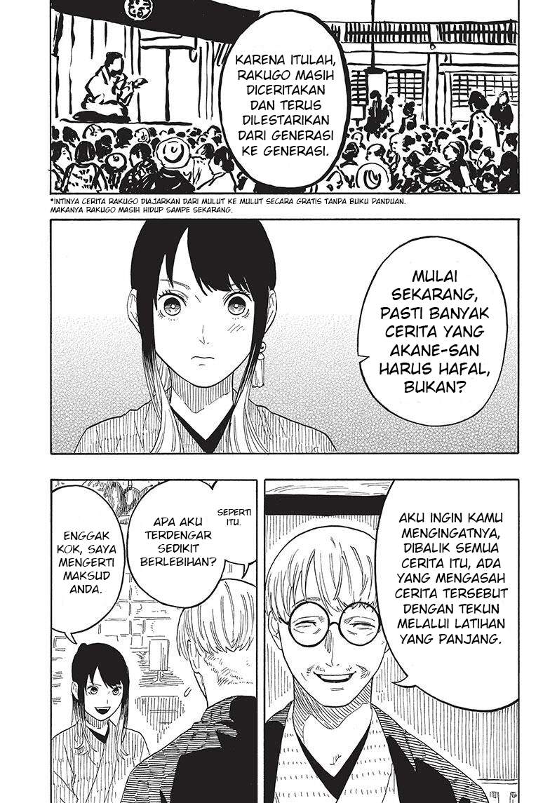 Akane Banashi Chapter 50