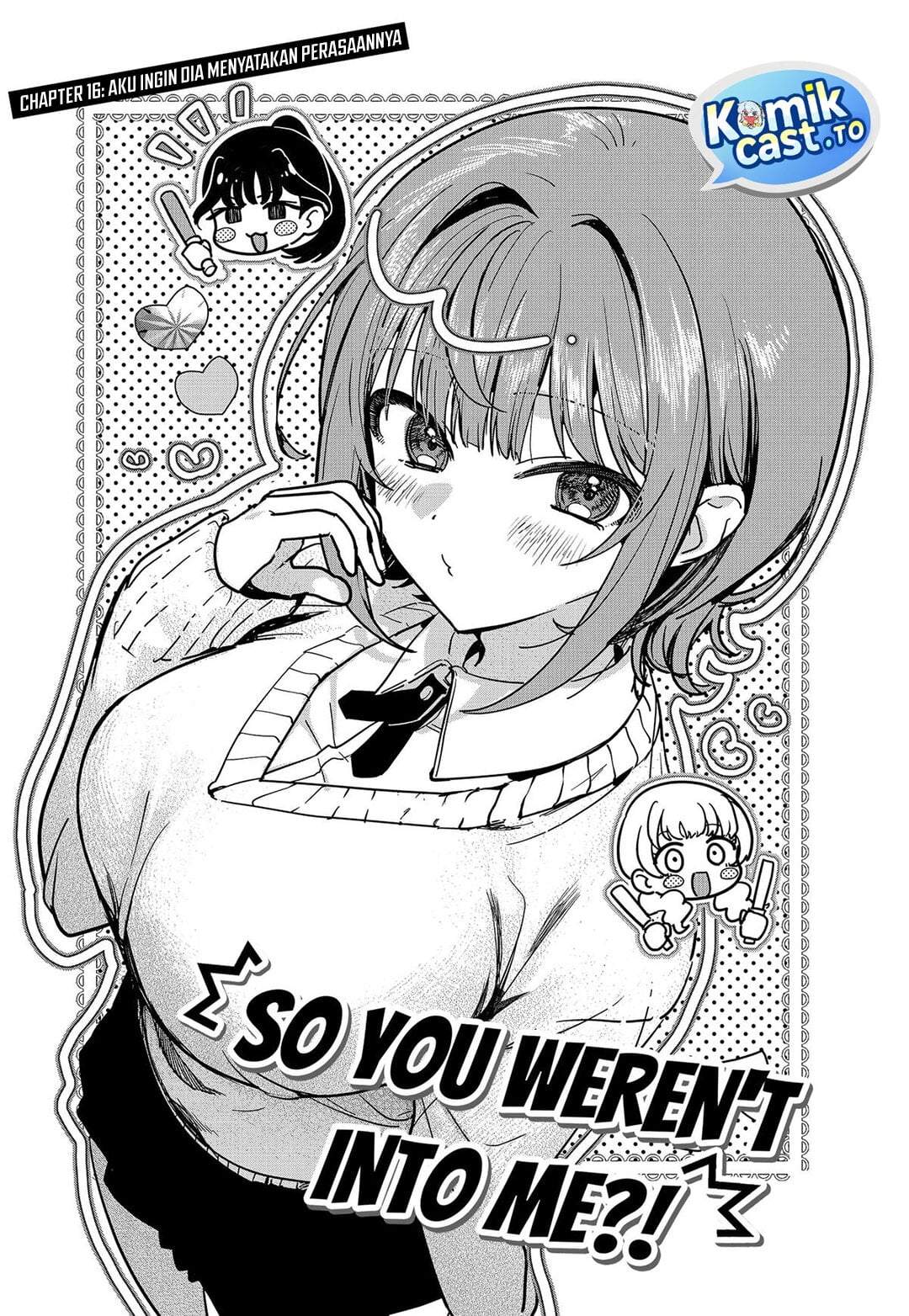 Watashi no Koto Suki ja Nakatta no ka yo!? Chapter 16