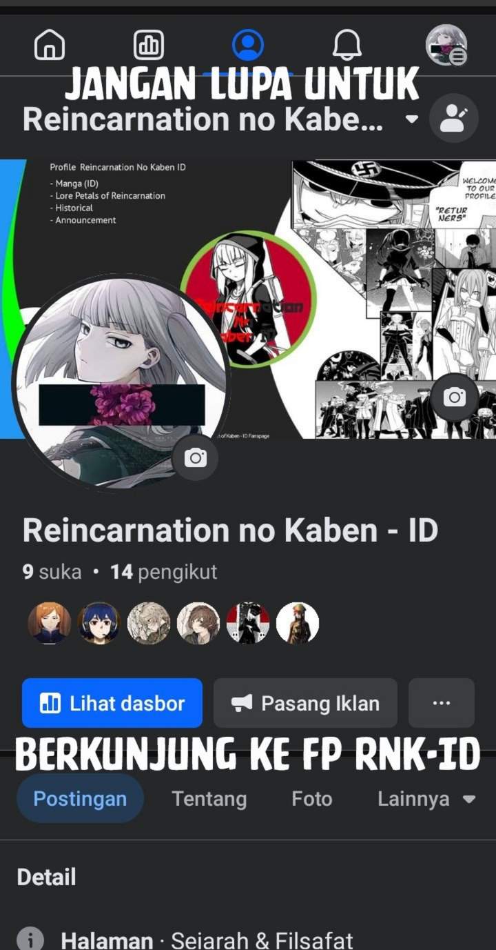 Reincarnation no Kaben Chapter 72.5