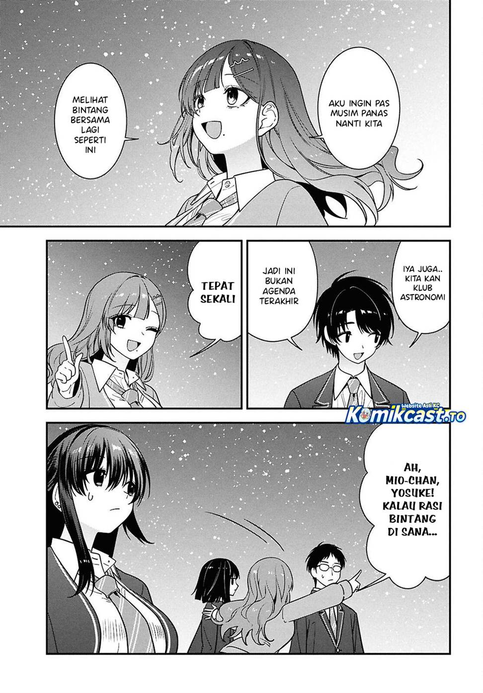 Tonari no Seki no Yankee Shimizu-san ga Kami o Kuroku Sometekita Chapter 15