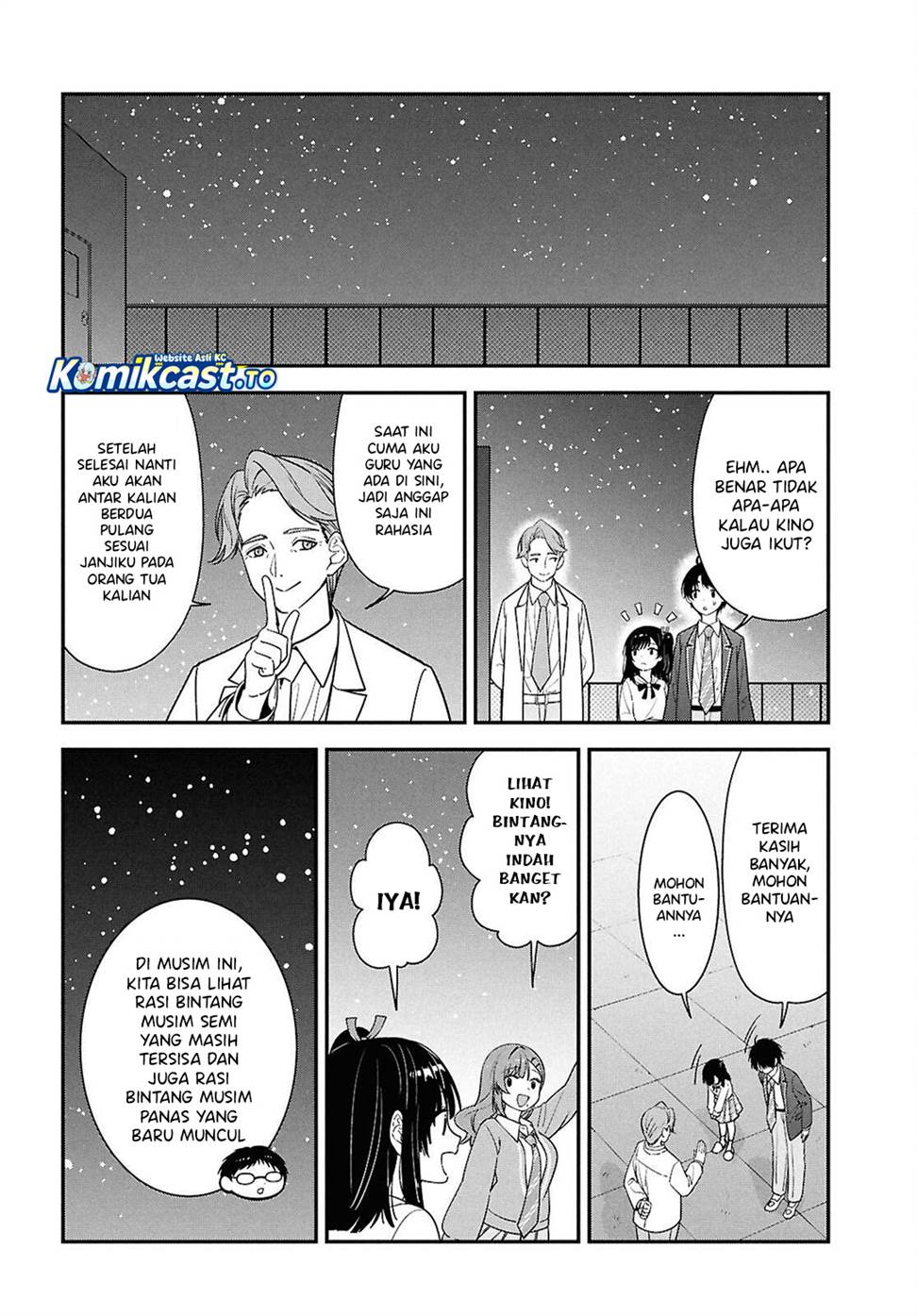 Tonari no Seki no Yankee Shimizu-san ga Kami o Kuroku Sometekita Chapter 15