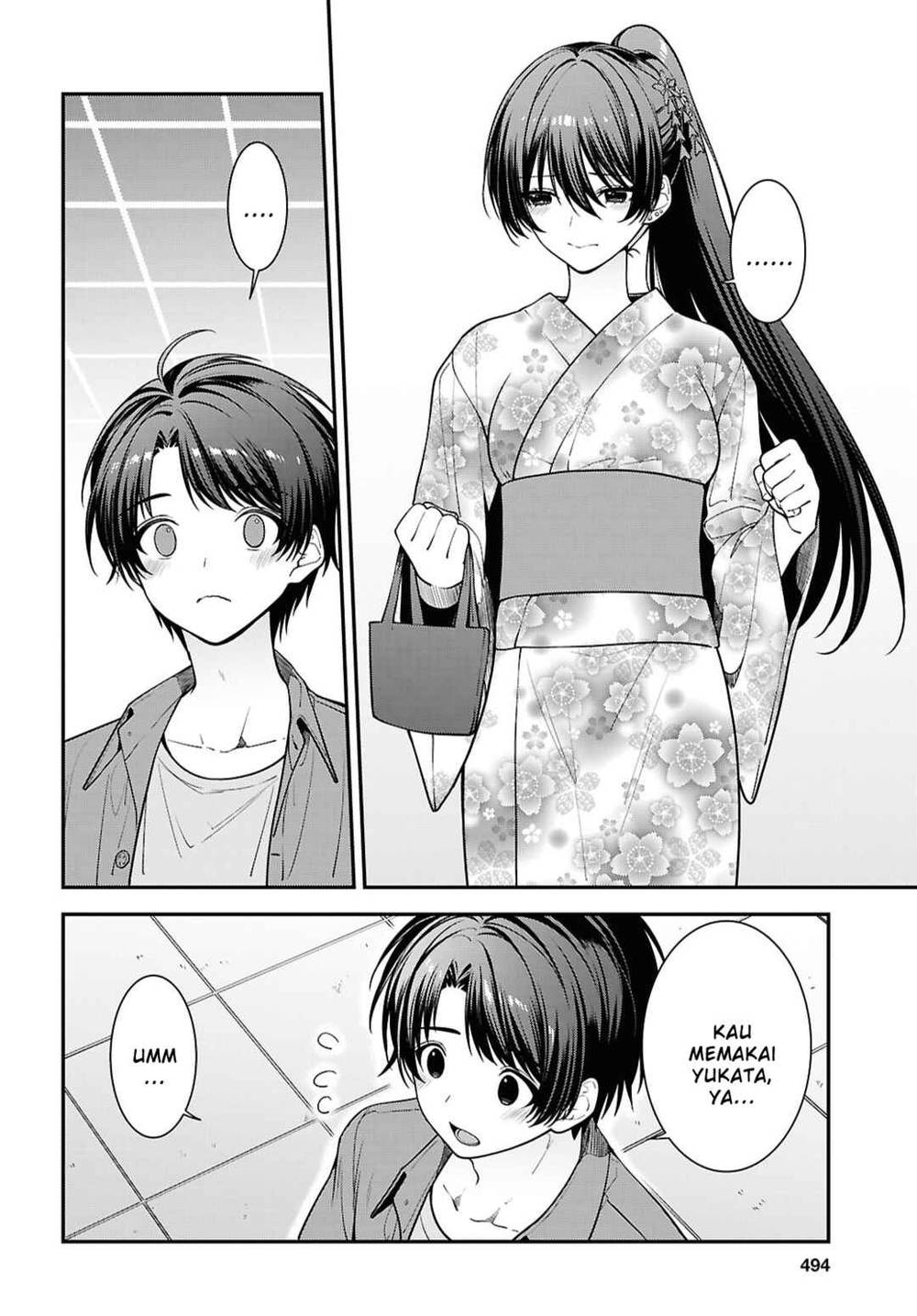 Tonari no Seki no Yankee Shimizu-san ga Kami o Kuroku Sometekita Chapter 16