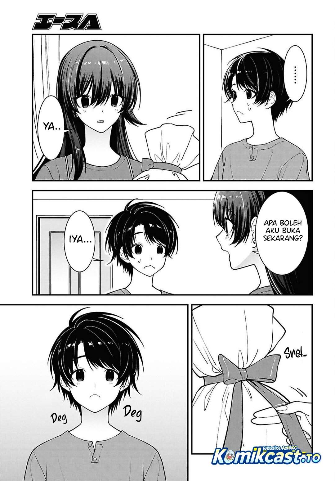 Tonari no Seki no Yankee Shimizu-san ga Kami o Kuroku Sometekita Chapter 18