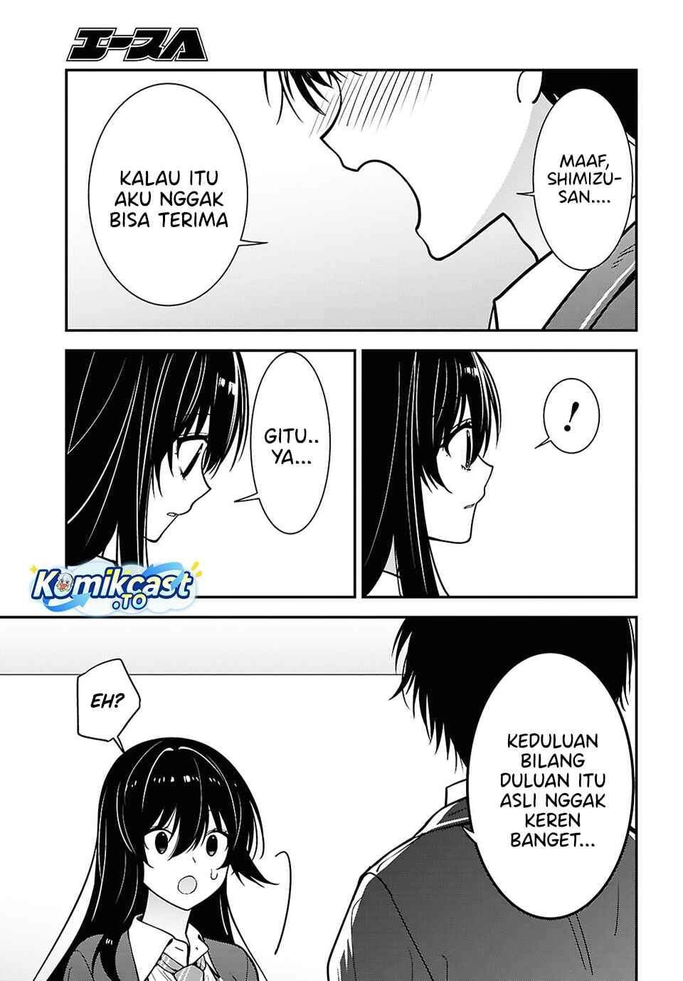 Tonari no Seki no Yankee Shimizu-san ga Kami o Kuroku Sometekita Chapter 19