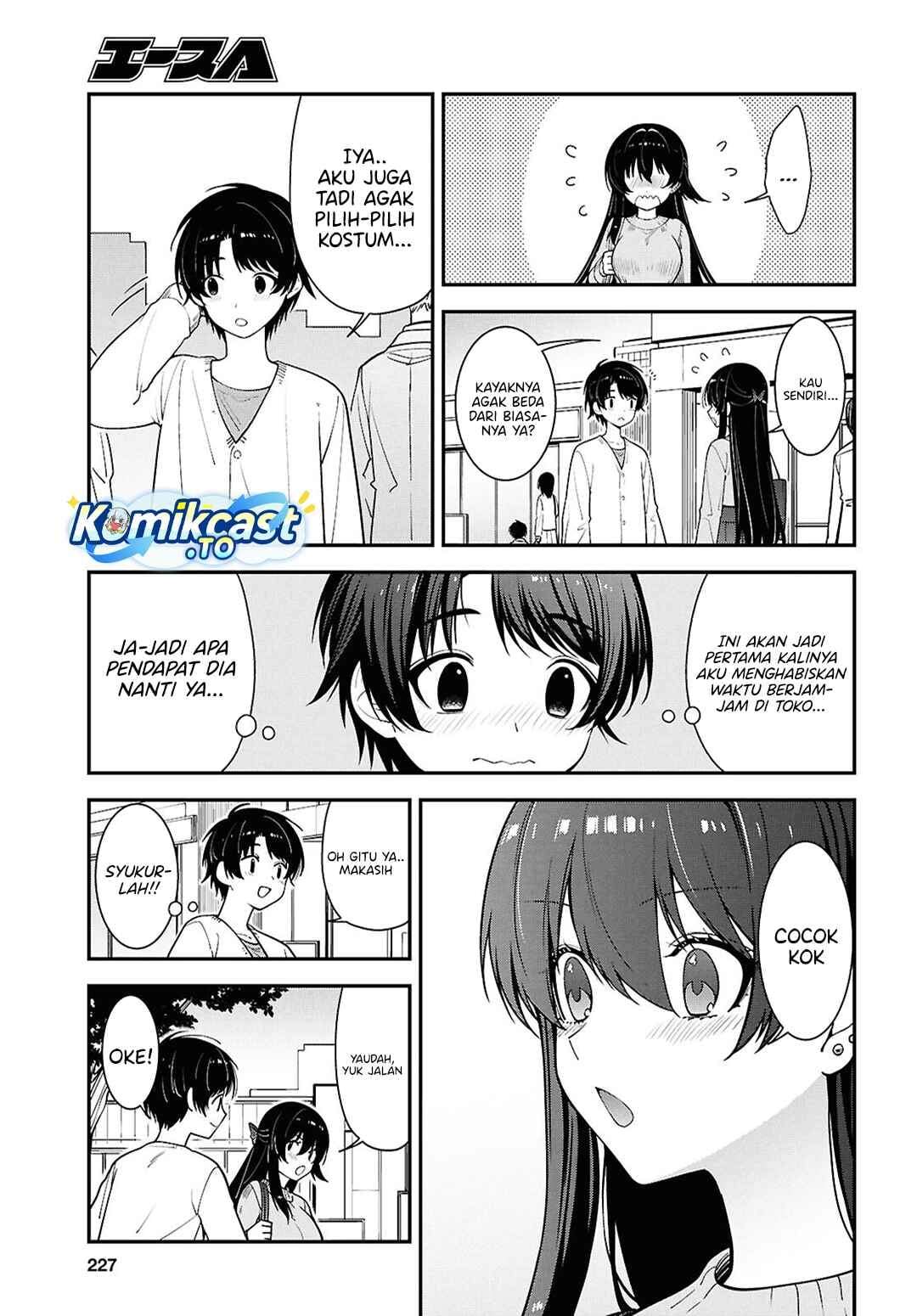 Tonari no Seki no Yankee Shimizu-san ga Kami o Kuroku Sometekita Chapter 20