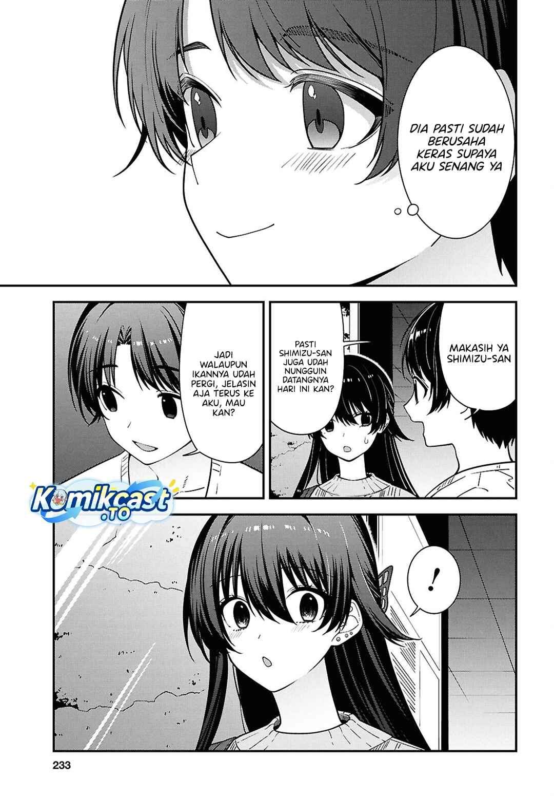 Tonari no Seki no Yankee Shimizu-san ga Kami o Kuroku Sometekita Chapter 20