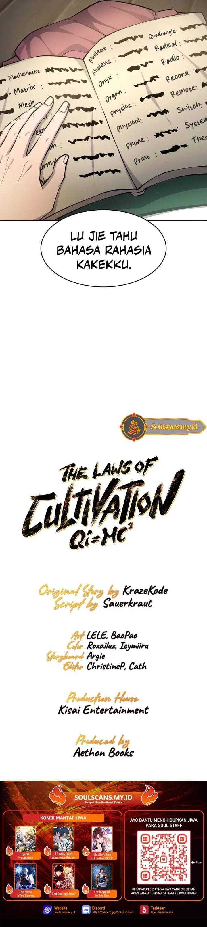 The Laws of Cultivation Chapter 39