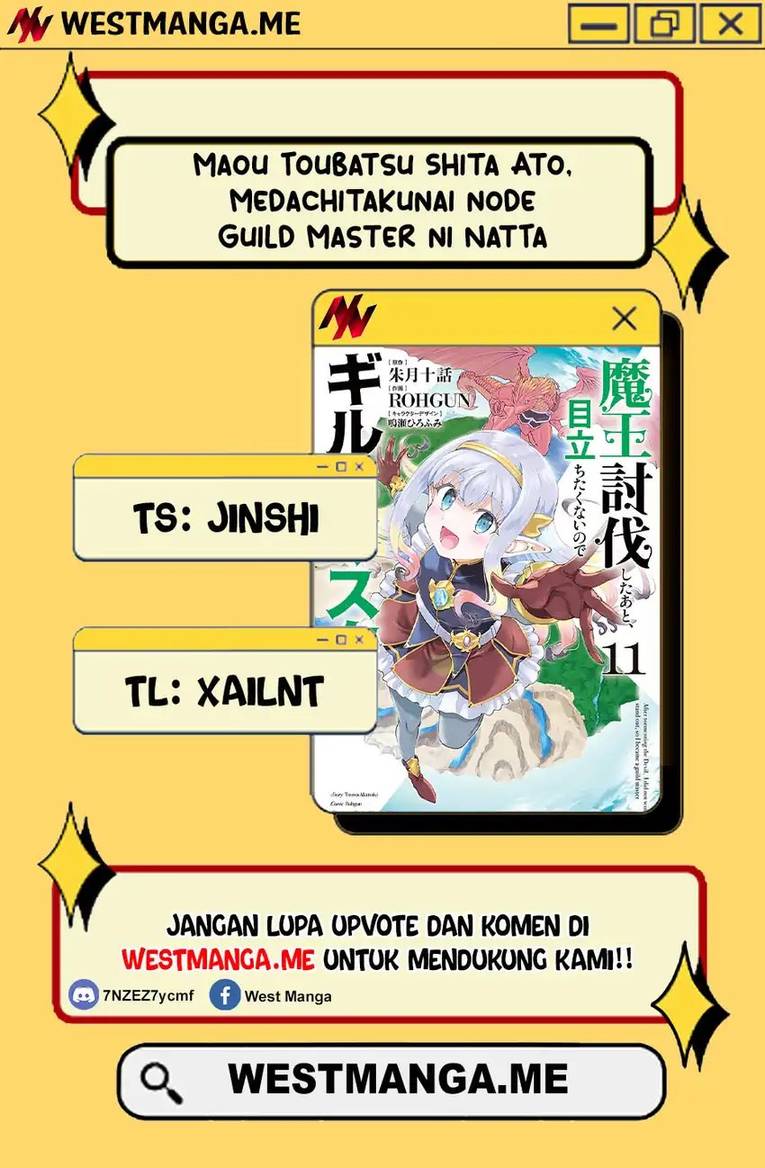 Maou Toubatsu Shita Ato, Medachitakunai node Guild Master ni Natta Chapter 70