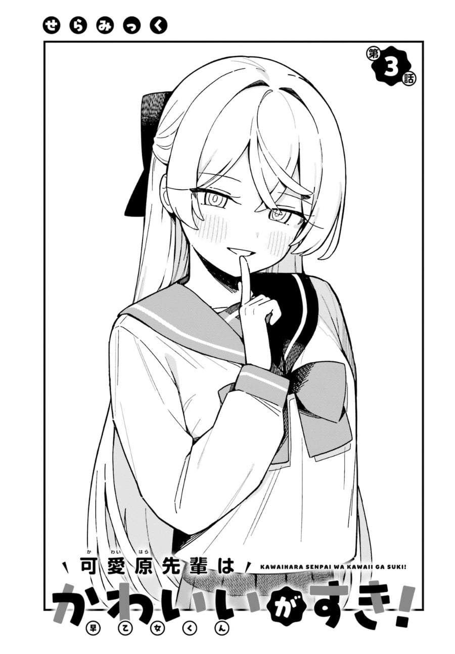 Kawaibara-senpai wa Kawaii (Saotome-kun) ga Suki! Chapter 3