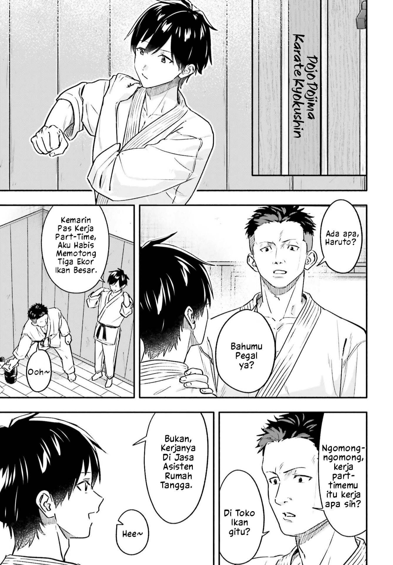 Kaji Daikou no Arubaito wo Hajimetara Gakuen Ichi no Bishoujo no Kazoku ni Kiniirarechaimashita Chapter 12.1
