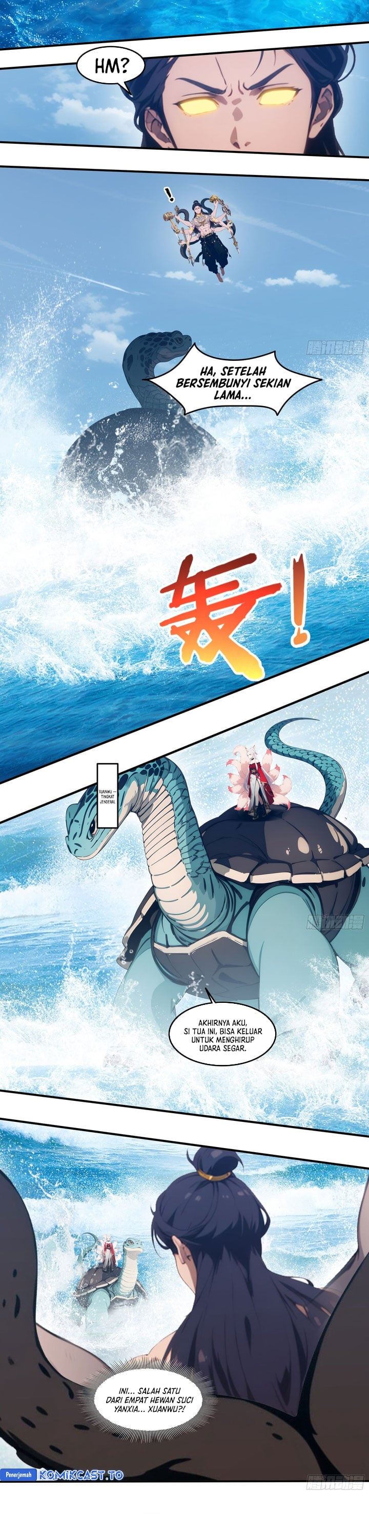 The Evil God Descends, I Own Great Hell Chapter 109