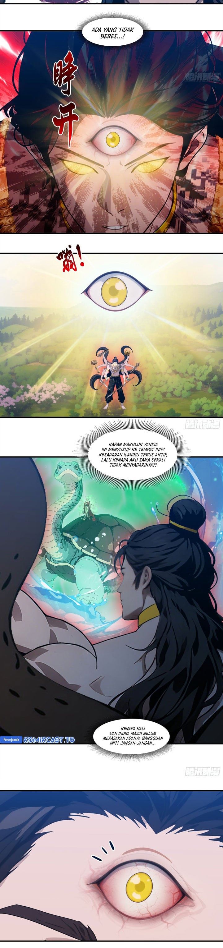 The Evil God Descends, I Own Great Hell Chapter 110