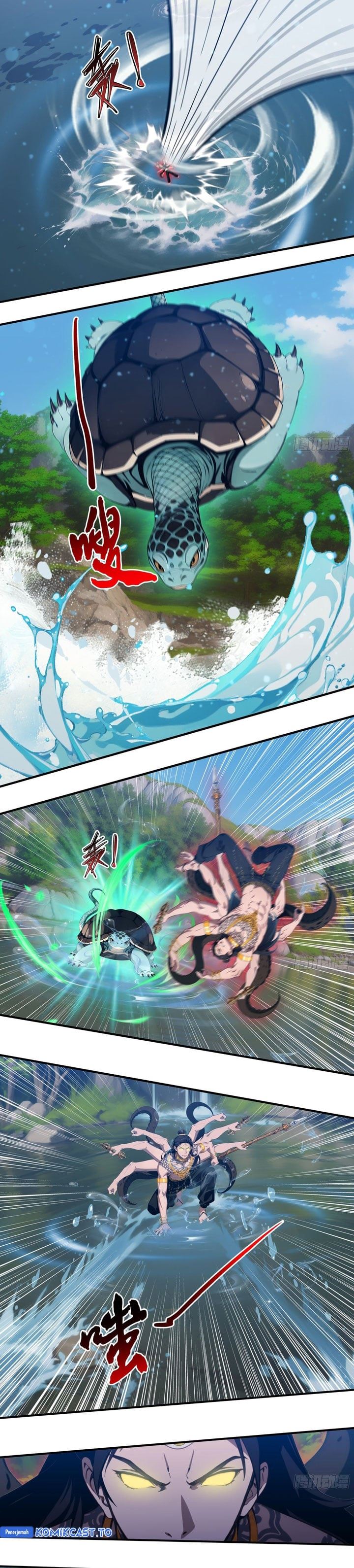 The Evil God Descends, I Own Great Hell Chapter 110