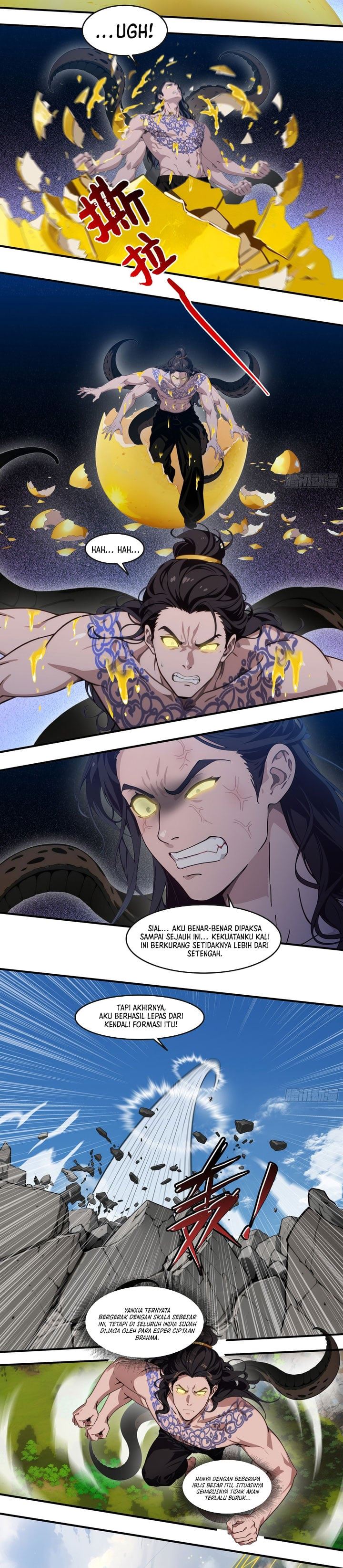The Evil God Descends, I Own Great Hell Chapter 111