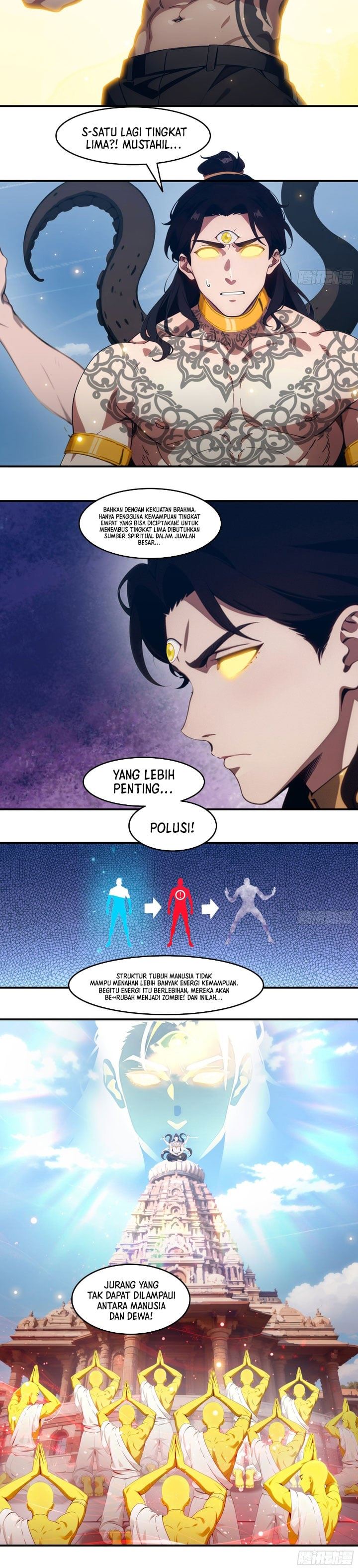 The Evil God Descends, I Own Great Hell Chapter 112