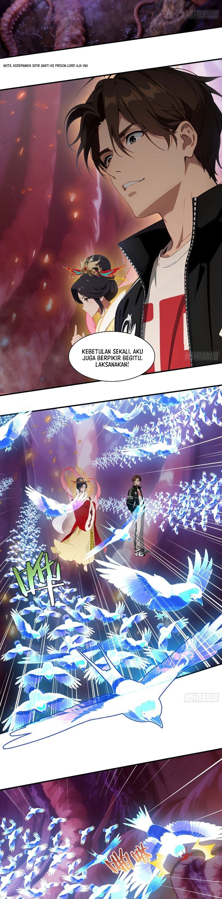 The Evil God Descends, I Own Great Hell Chapter 114