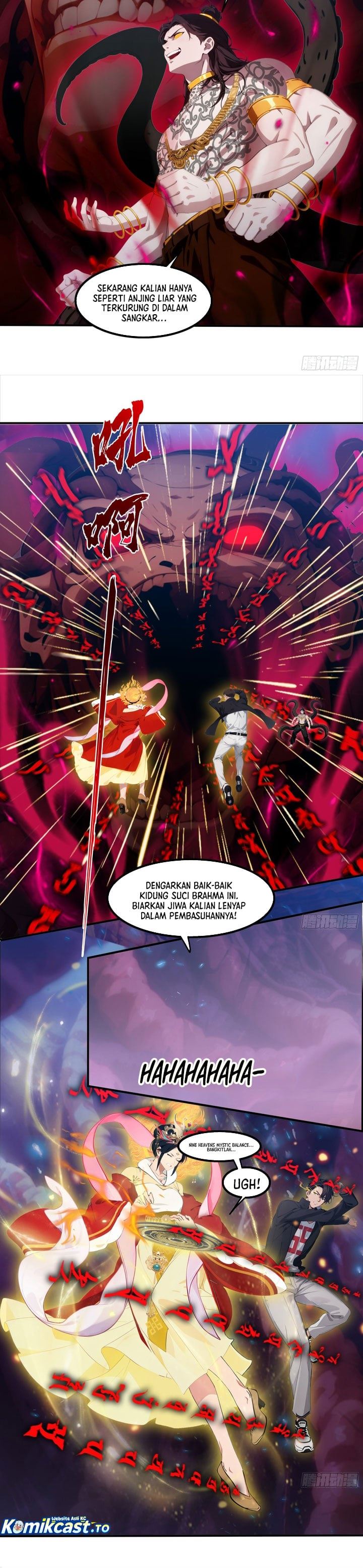 The Evil God Descends, I Own Great Hell Chapter 116