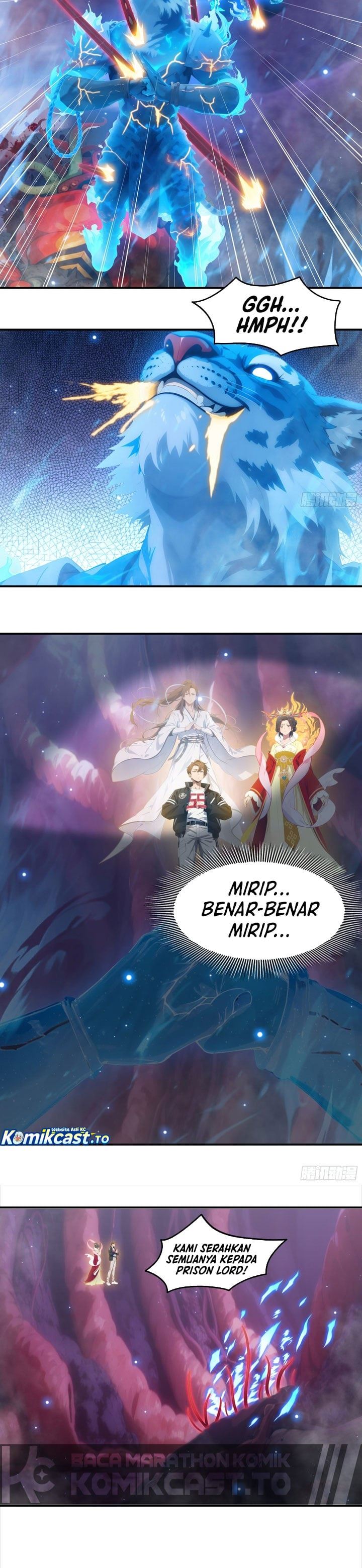 The Evil God Descends, I Own Great Hell Chapter 116