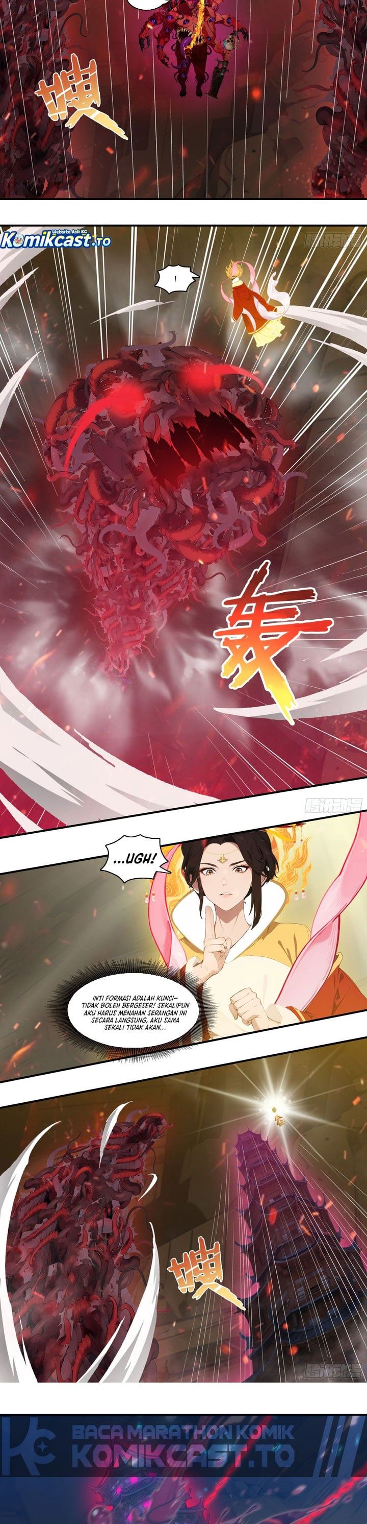 The Evil God Descends, I Own Great Hell Chapter 120