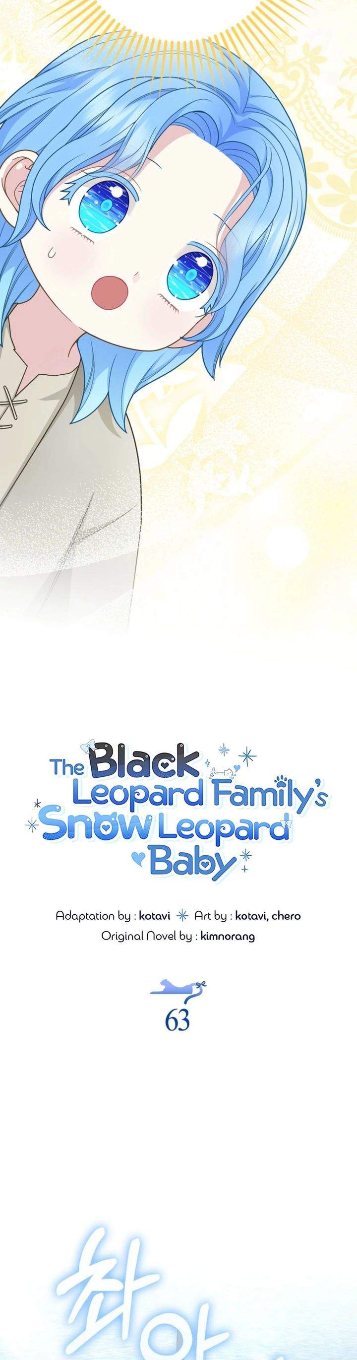 The Snow Leopard Baby of the Black Leopard Family Chapter 63