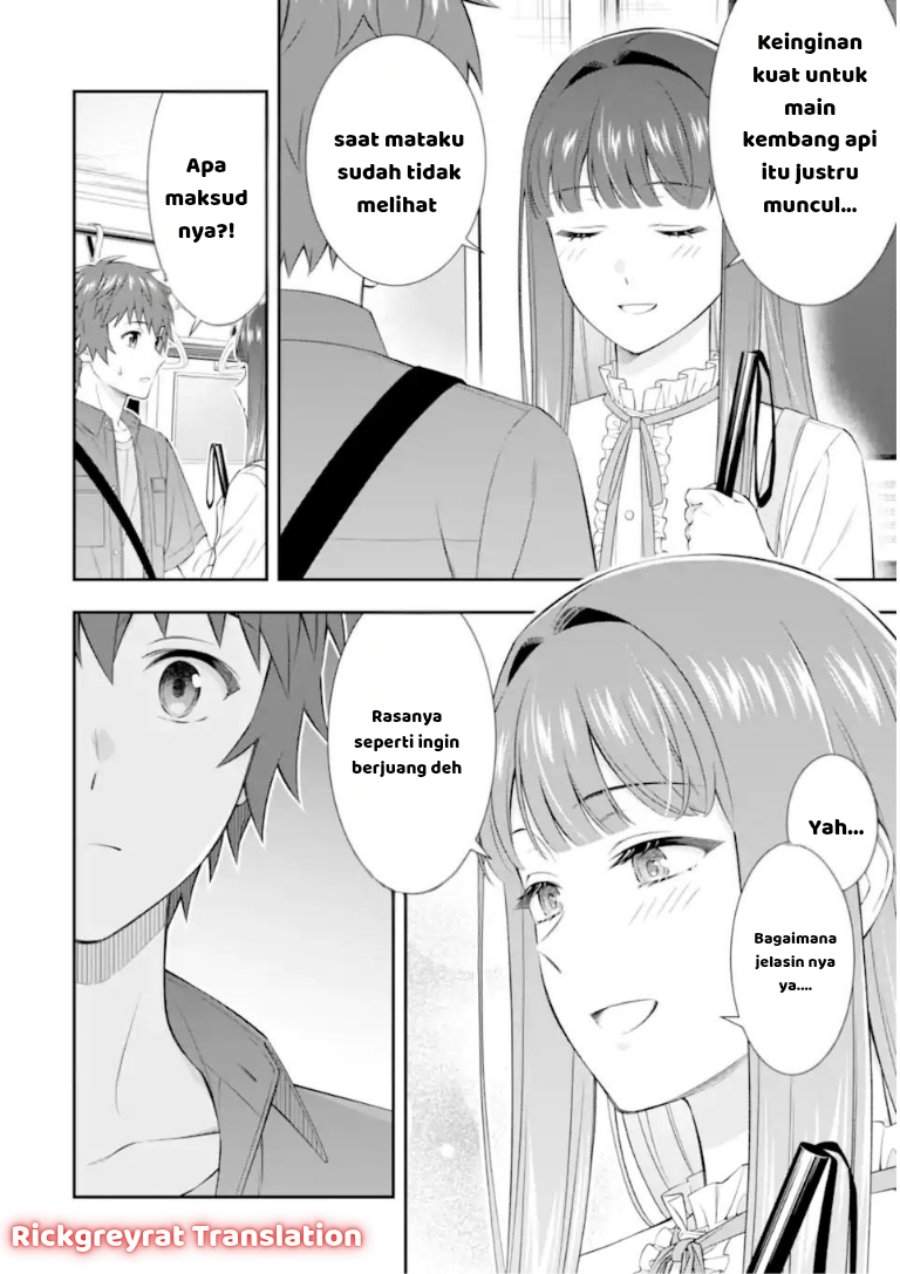 Toumei na Yoru ni Kakeru-kun to, Me ni Mienai Koi wo Shita. Chapter 4.1