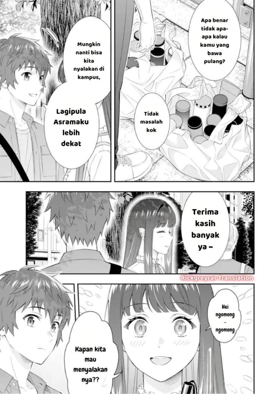 Toumei na Yoru ni Kakeru-kun to, Me ni Mienai Koi wo Shita. Chapter 4.2