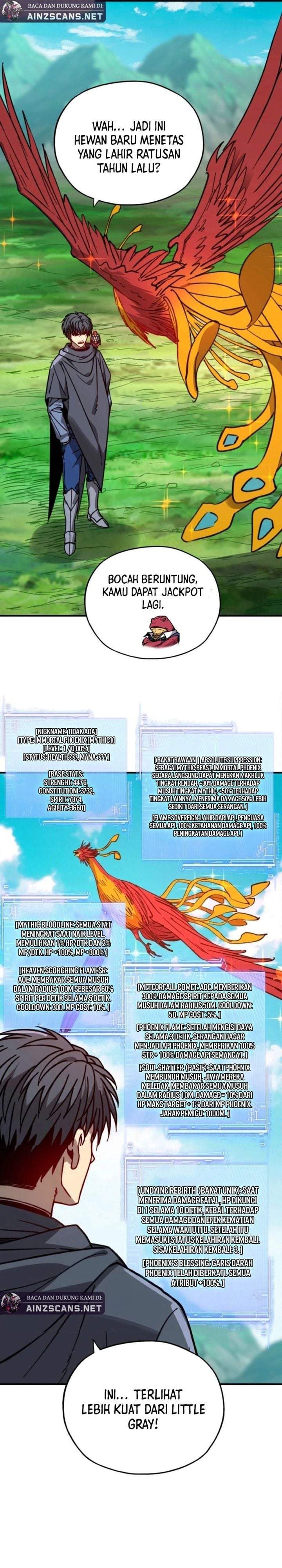 Start by changing your job to the God of Wealth and taming billions of divine pets! Chapter 36