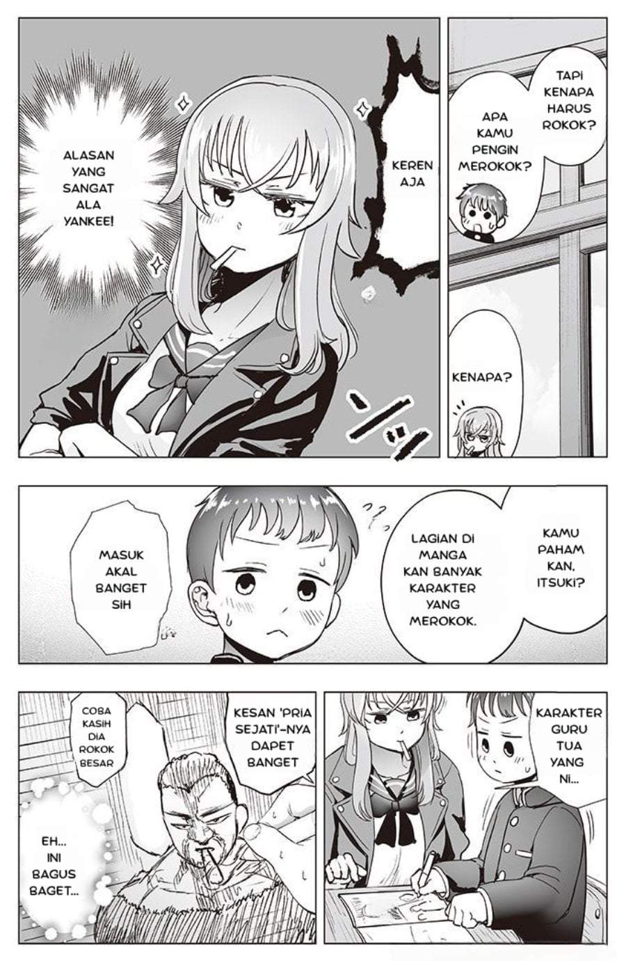 Tonari no Seki no Yankee JK no Jakuten Chapter 4