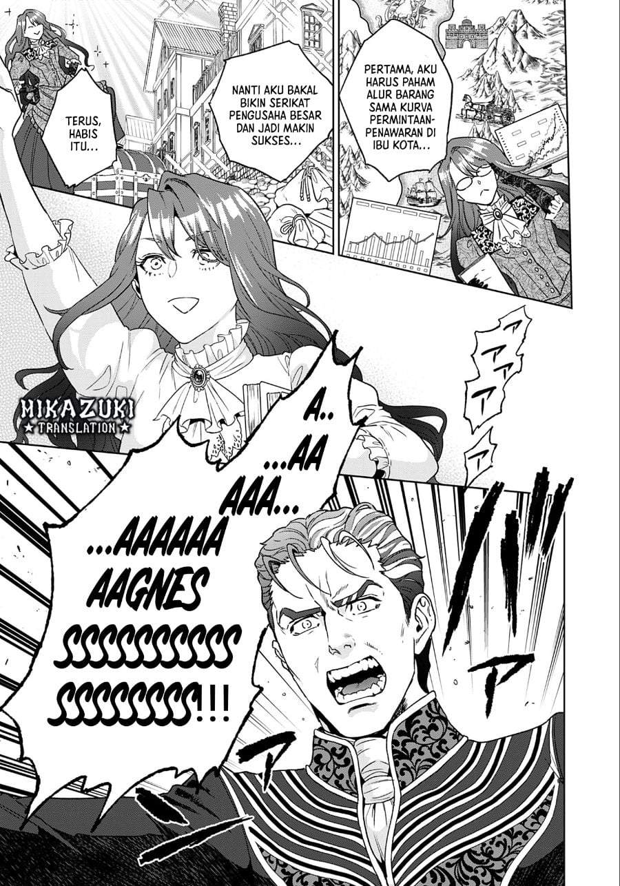 Shounin Reijou Agnes Henkyou ni Tsuihou Sareta Akuyaku Reijou wa Shousai o Hakki Shi Nariagaru Chapter 1