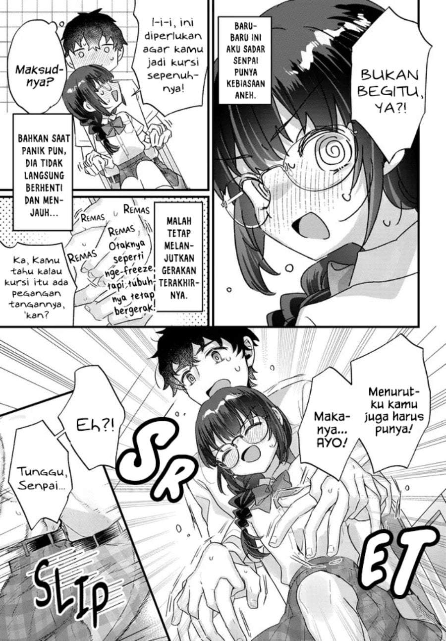 Chiisakute Kawaii Bungeibu no Chiteki na Senpai o, Hiza no Ue ni Nosetara Mainichi Suwattekuru you ni natta Chapter 3.1
