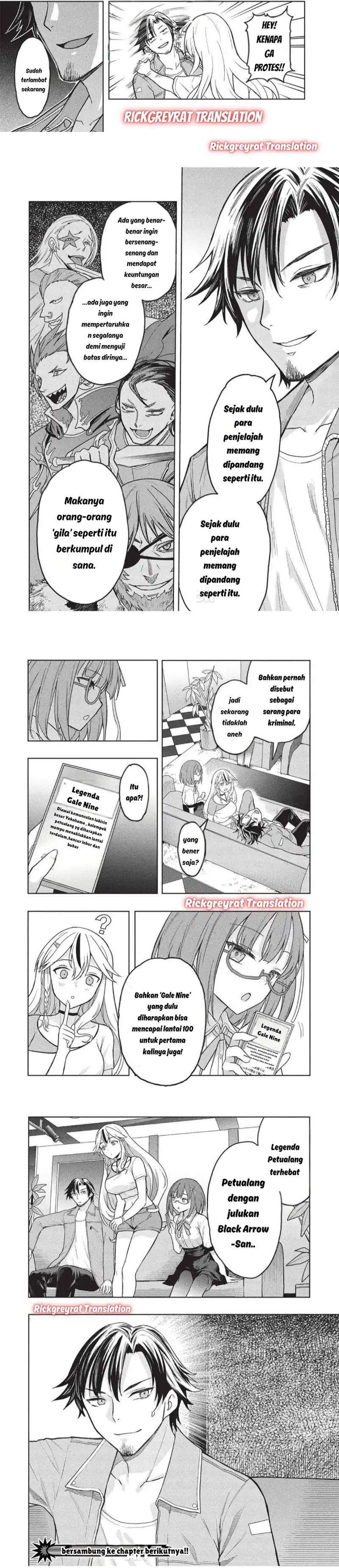Gal to Dungeon to Shuukai Okure no Tansaku Eiyuutan ~Moto Legend Ima wa Wakeari tei Rank Tansakushana Ore ga, S-Kyuu Gal ni Natsukare Makutte Ikusei wo Makase Sareta~ Chapter 7