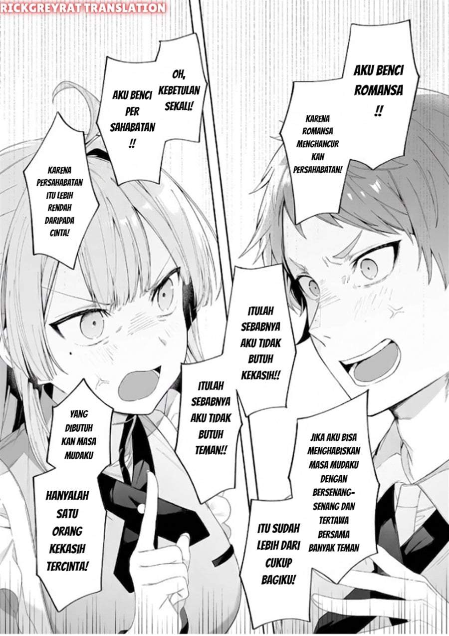 Tomodachi to Koibito, Docchi ga Daiji nano? Chapter 1