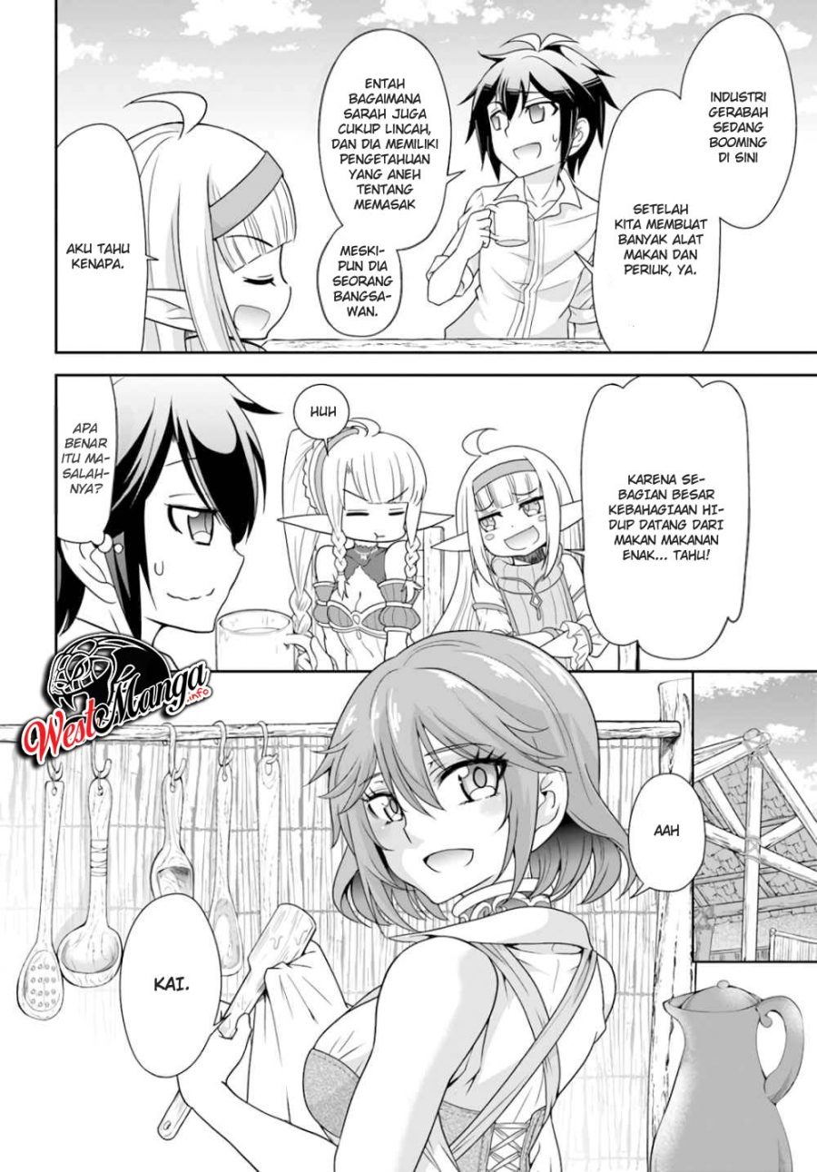 Tenohira Kaitakumura de Isekai Kenkouki ~Fueteku Yome-tachi to Nonbiri Mujintou Raifu~ Chapter 19
