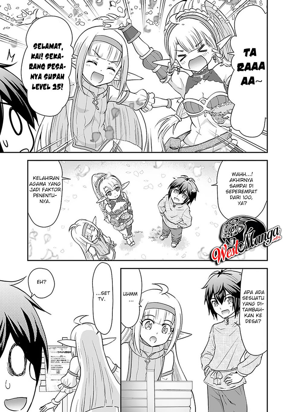 Tenohira Kaitakumura de Isekai Kenkouki ~Fueteku Yome-tachi to Nonbiri Mujintou Raifu~ Chapter 23