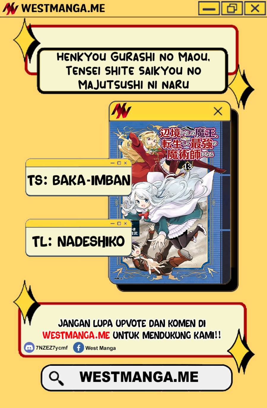 Henkyou Gurashi no Maou, Tensei shite Saikyou no Majutsushi ni naru Chapter 59