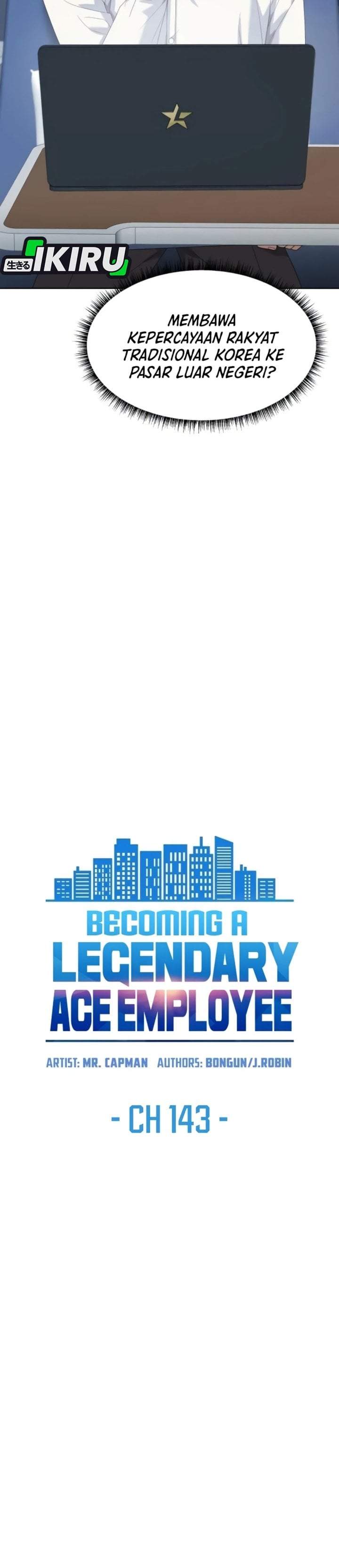 Becoming a Legendary Ace Employee Chapter 143