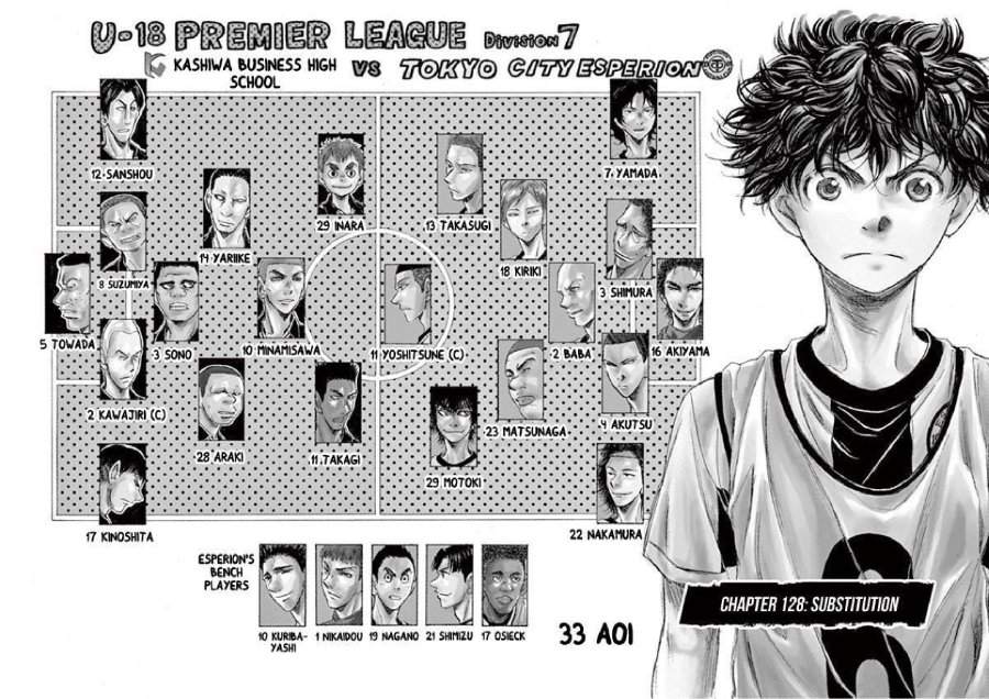 Ao Ashi Chapter 128