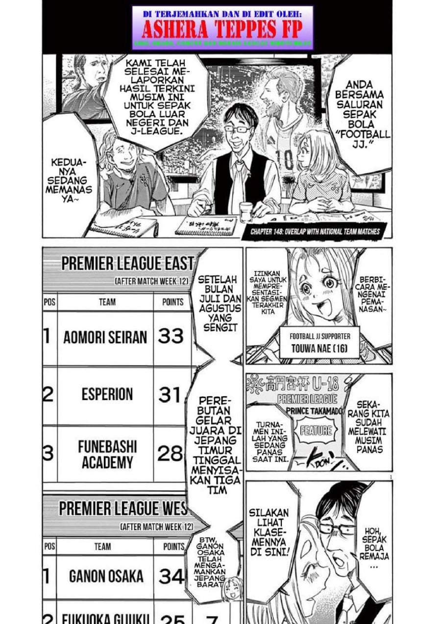 Ao Ashi Chapter 148