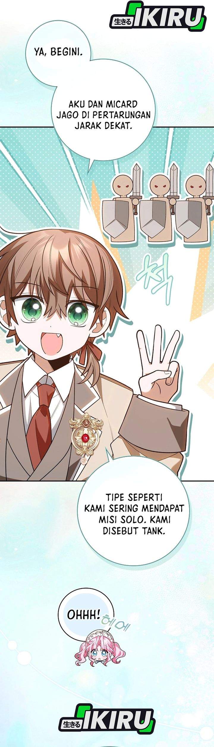 The Youngest Member Filming a Parenting Show is Adorable Chapter 21