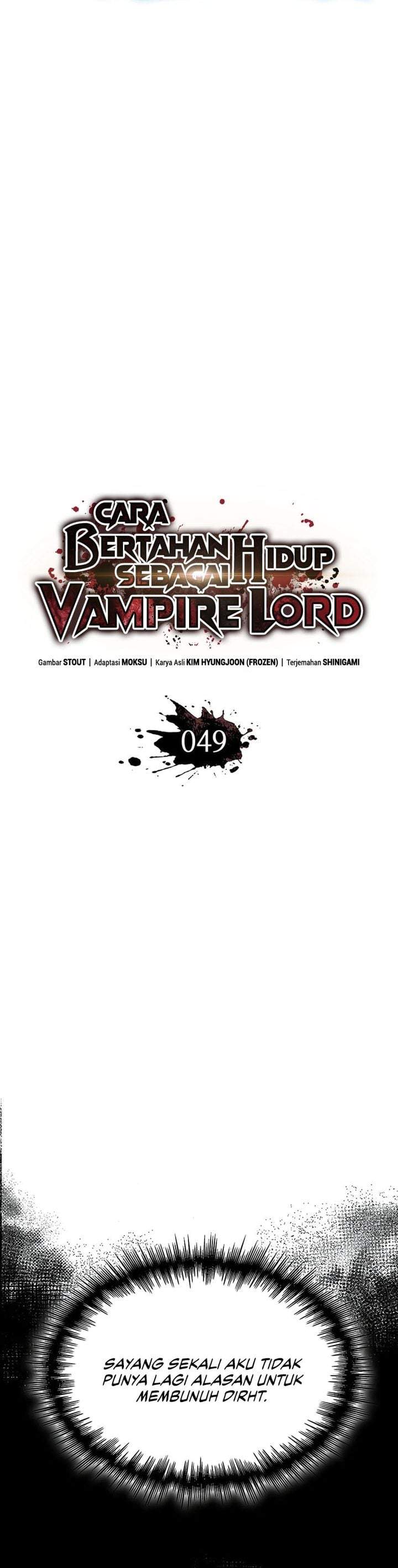 How to Live as the Vampire Lord (Crimson Reset) Chapter 49